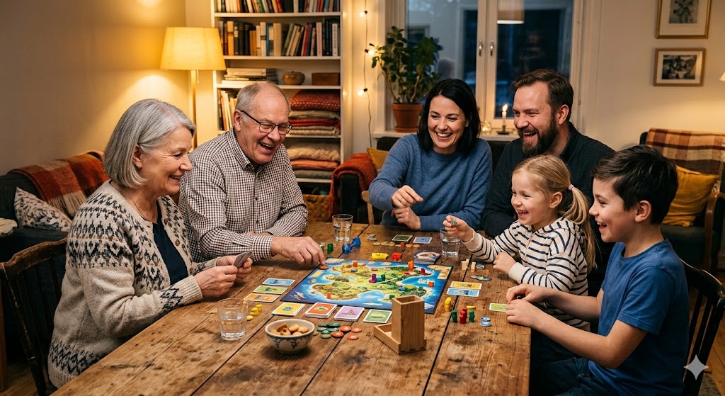 koko-perheen-lautapelit-tunnelma Koko perheen lautapelit -Kattava opas parhaisiin yhteisiin pelihetkiin