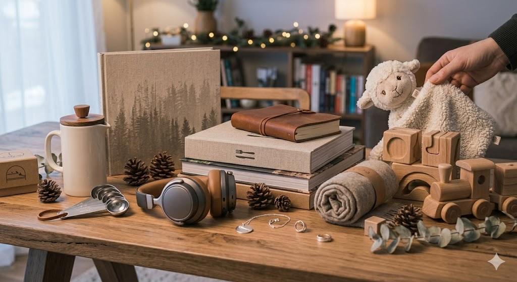 lahjaideoita-yleiskuva-poydalla Lahjaideoita: Kattava opas täydellisen lahjan löytämiseen jokaiseen tilanteeseen